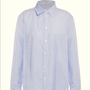 Blue & White button up